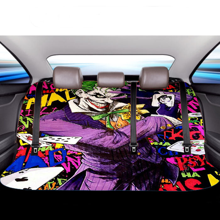 Joker Art Card Wallpapers Car Back Rear Seat Covers