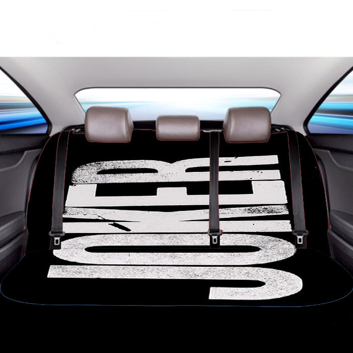 Joker Canvas Font Car Back Rear Seat Covers