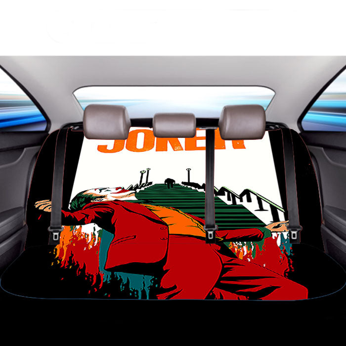Joker Paint Art Poster Car Back Rear Seat Covers