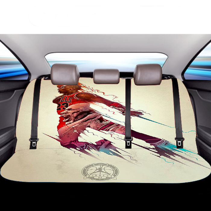Jordan Bulls 23 Car Back Rear Seat Covers