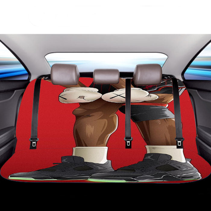 Jordan Kaws Car Back Rear Seat Covers