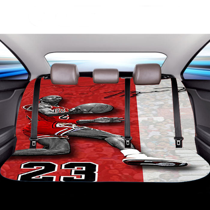 Jordan Player Nba 23 Car Back Rear Seat Covers
