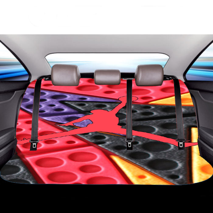 Jordan Retro 7 Raptors Car Back Rear Seat Covers