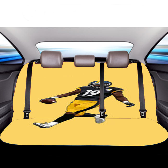 Juju Smith Schuster Pittsburgh Car Back Rear Seat Covers