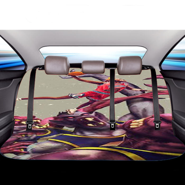 Jumping Style Air Jordan Car Back Rear Seat Covers