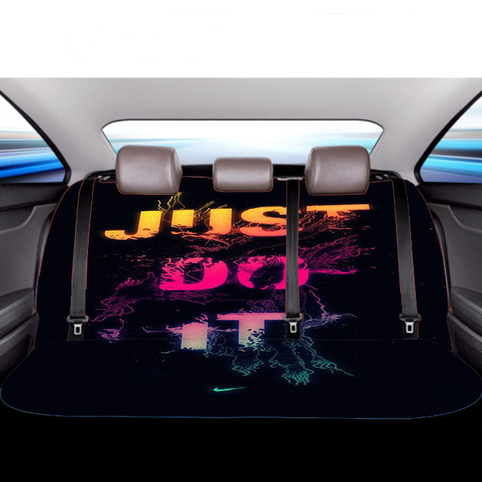 Just Do It Color Car Back Rear Seat Covers