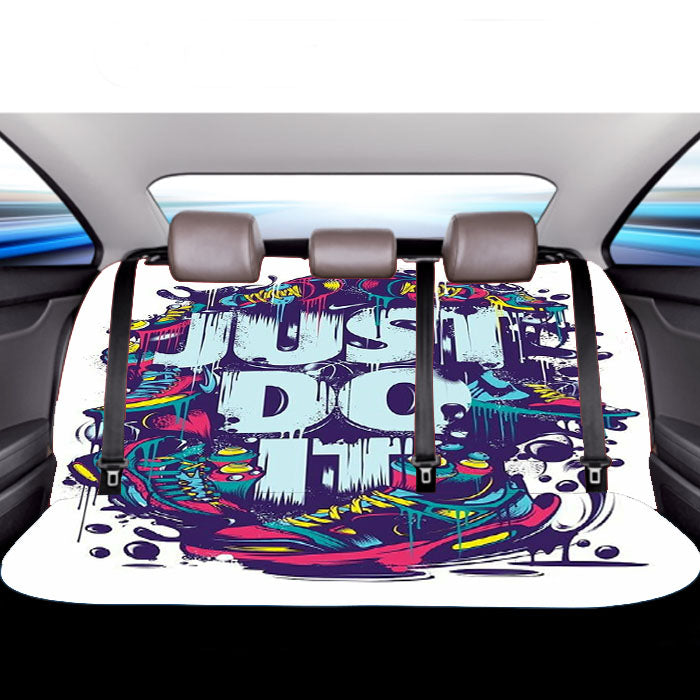 Just Do It Nike Art Shoes Car Back Rear Seat Covers
