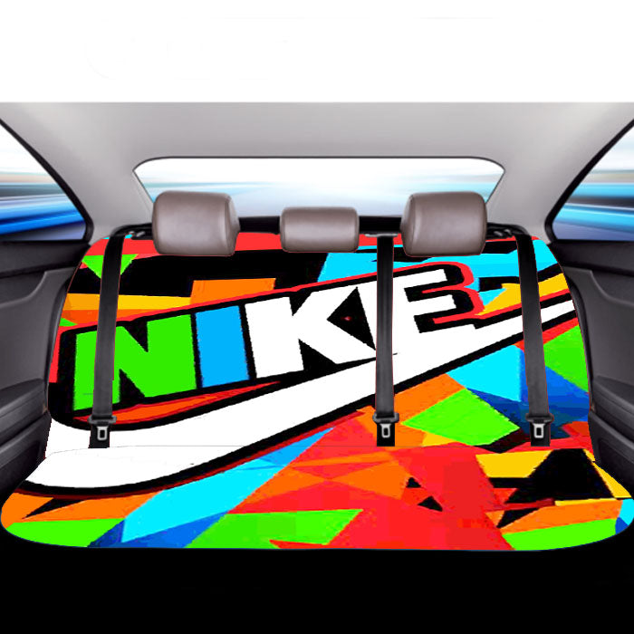 Just Do It Nike Full Color Car Back Rear Seat Covers