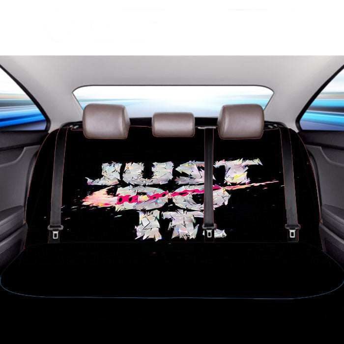 Just Do It Nike Pastel Car Back Rear Seat Covers