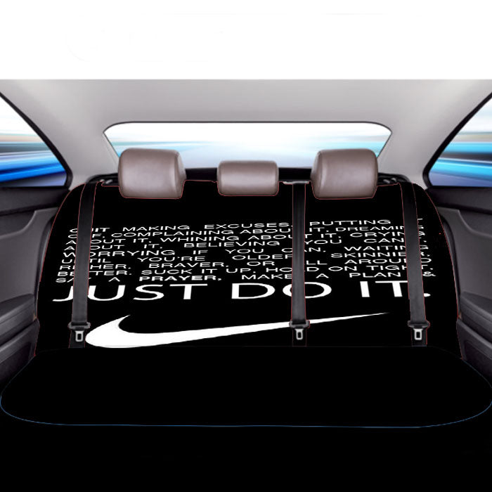Just Do It Quotes Car Back Rear Seat Covers