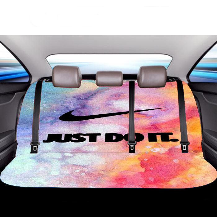 Just Do It Rainbow Art Nike Car Back Rear Seat Covers