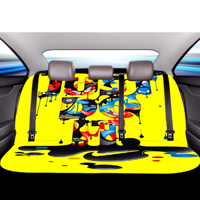 Just Do It Splash Art Car Back Rear Seat Covers