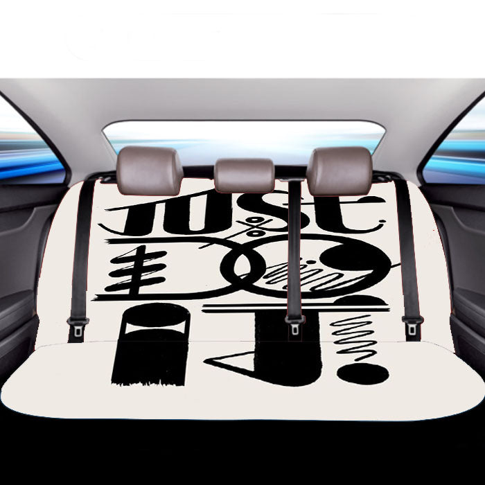 Just Do It Typography Car Back Rear Seat Covers