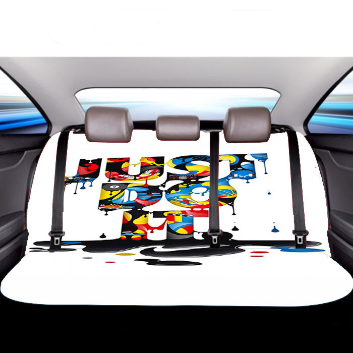 Just Do It Wallpaper Car Back Rear Seat Covers