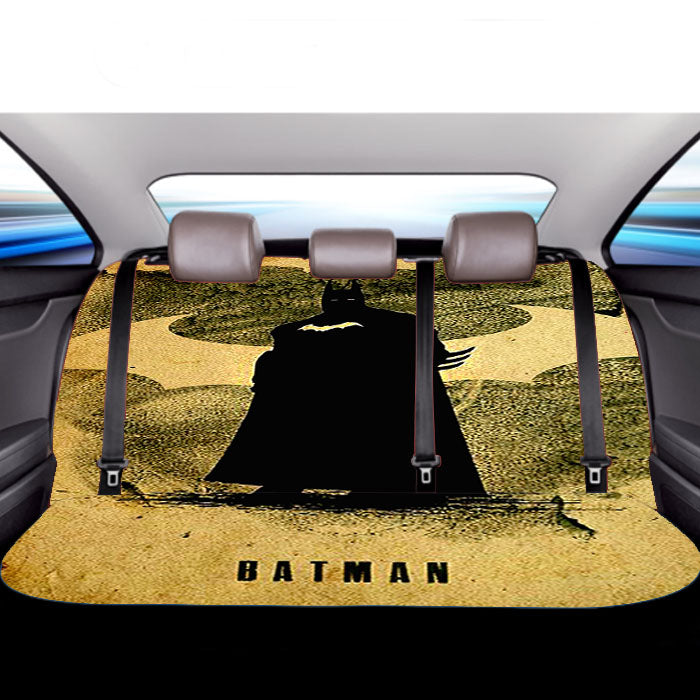 Justice League Silhouette Posters Batman Car Back Rear Seat Covers