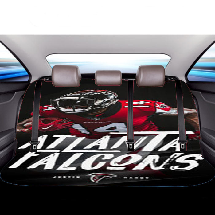 Justin Hardy Atlanta Falcons Car Back Rear Seat Covers