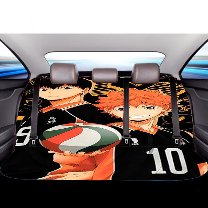Kageyama Tobio X Shouyou Hinata Haikyuu Anime Car Back Rear Seat Covers