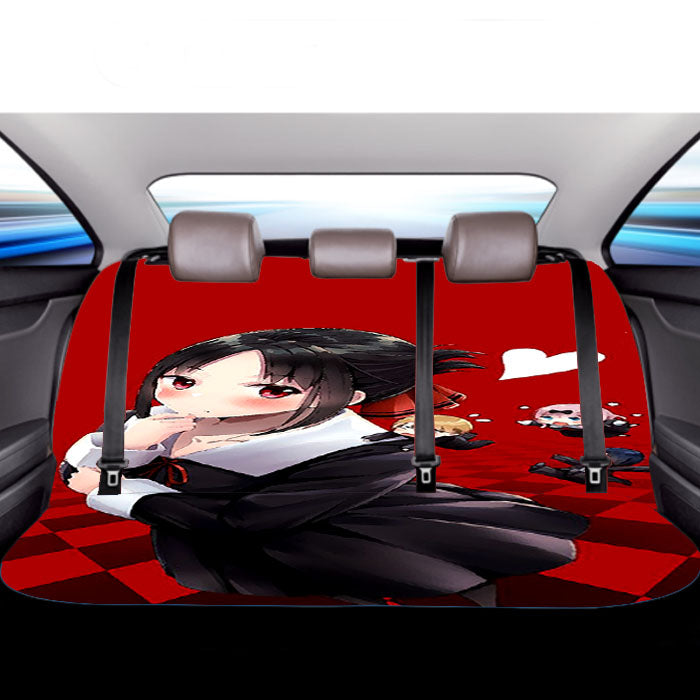Kaguya Sama Anime Car Back Rear Seat Covers