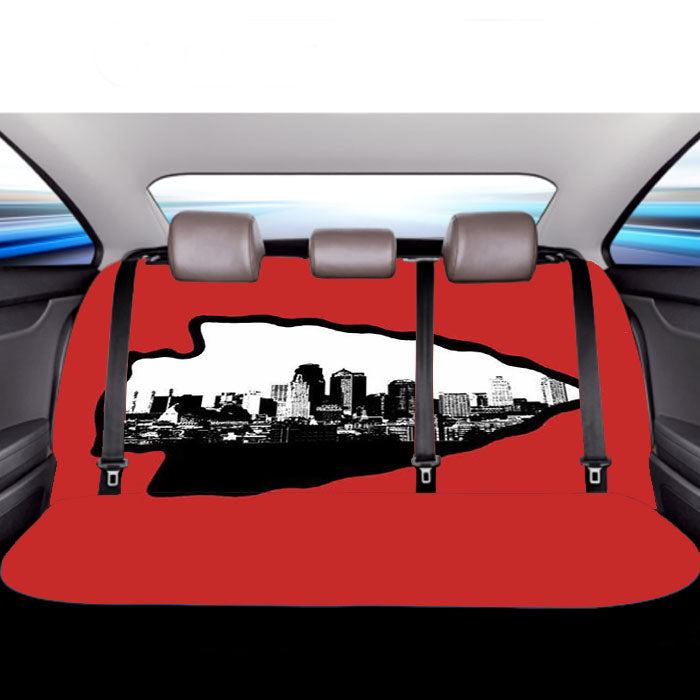 Kansas City Chiefs Emblem Car Back Rear Seat Covers