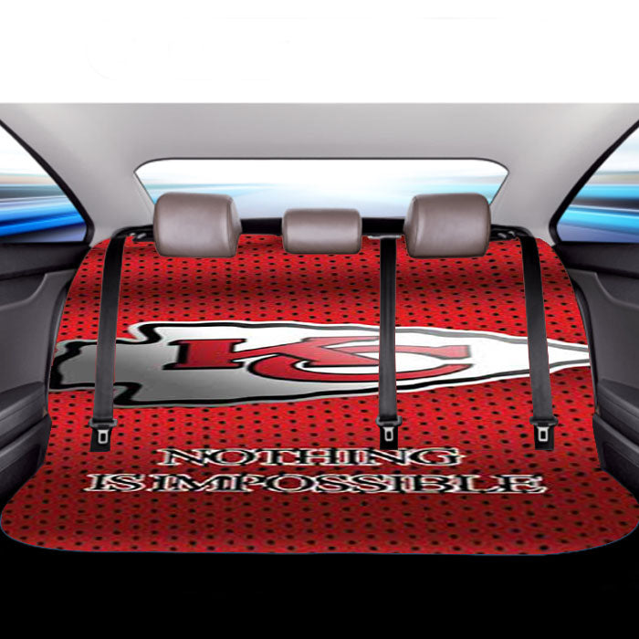 Kansas City Chiefs Nothing Is Impossible Car Back Rear Seat Covers