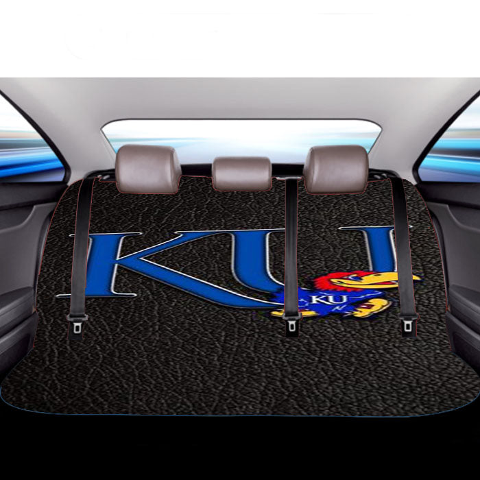 Kansas Jayhawks Car Back Rear Seat Covers