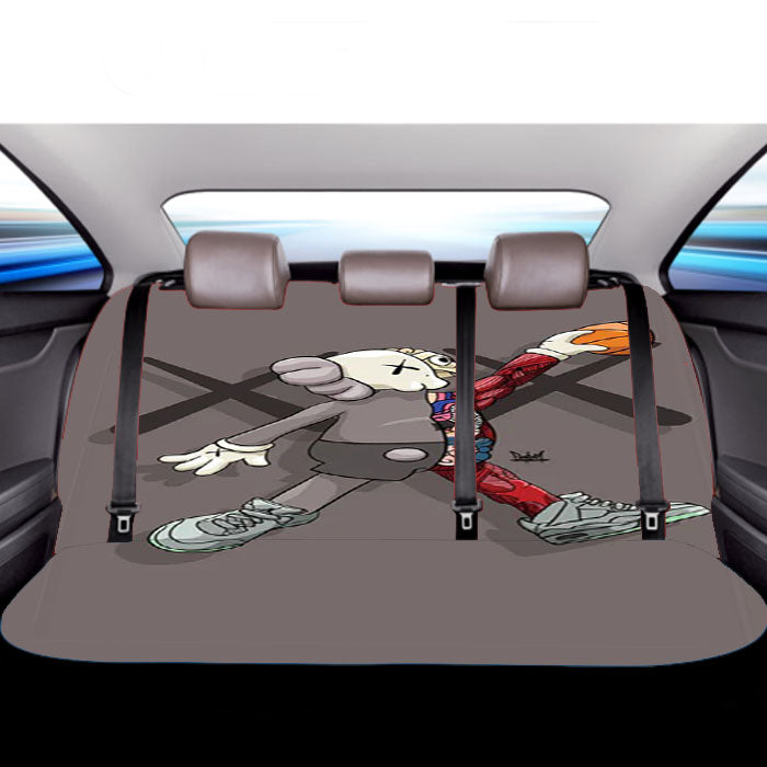 Kaws Air Jordan Car Back Rear Seat Covers