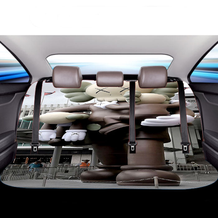 Kaws Clean Slate Harbour City Miniatur Car Back Rear Seat Covers