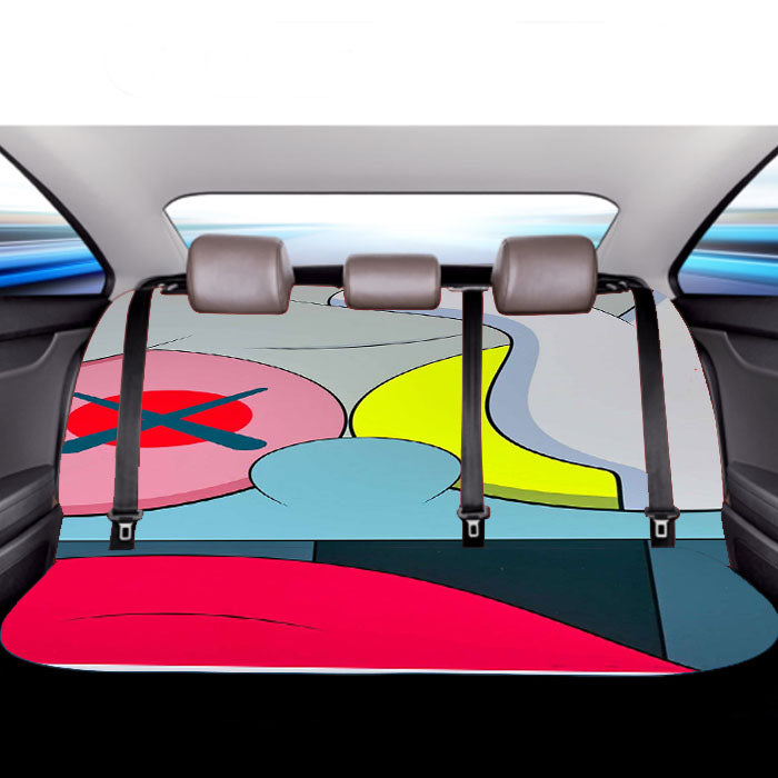 Kaws Pop Art Car Back Rear Seat Covers