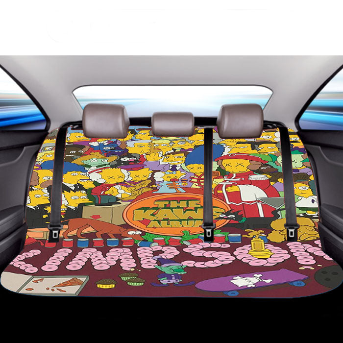 Kaws Simpson Kimpson Car Back Rear Seat Covers
