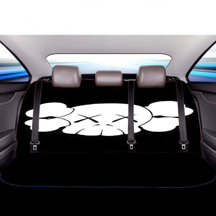 Kaws Skull Head Car Back Rear Seat Covers