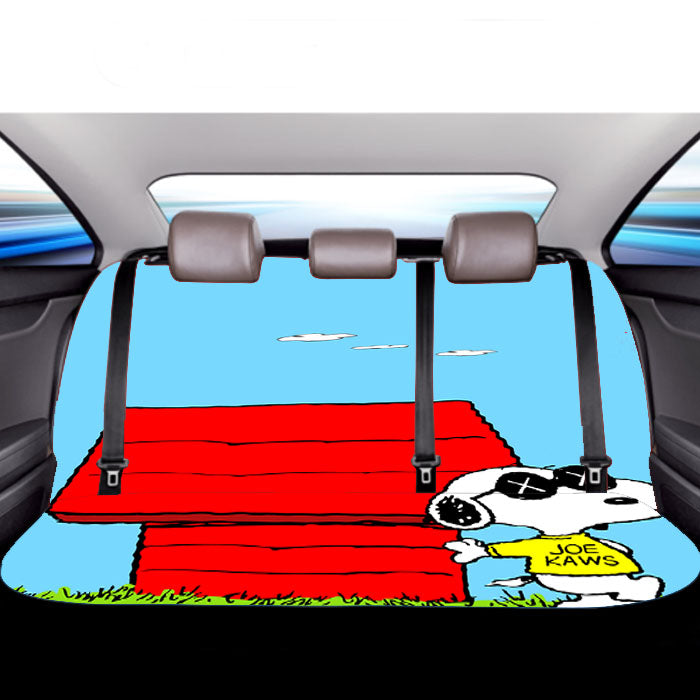 Kaws Snoopy Car Back Rear Seat Covers