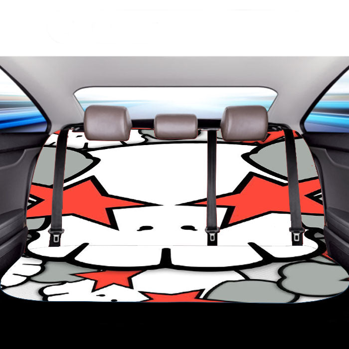 Kaws Star Pattern Car Back Rear Seat Covers