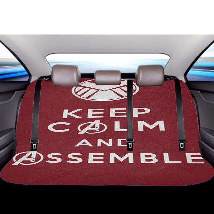 Keep Calm And Assemble Car Back Rear Seat Covers