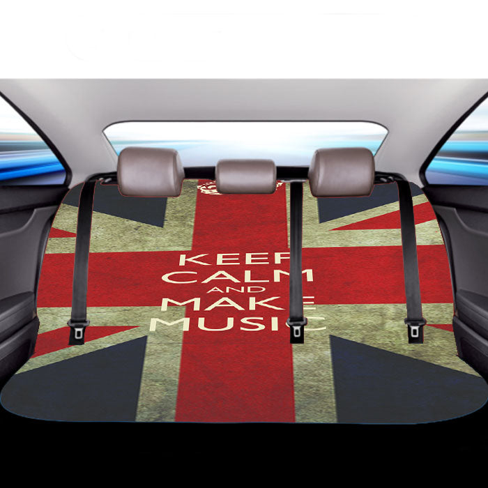 Keep Calm And Make Music Car Back Rear Seat Covers