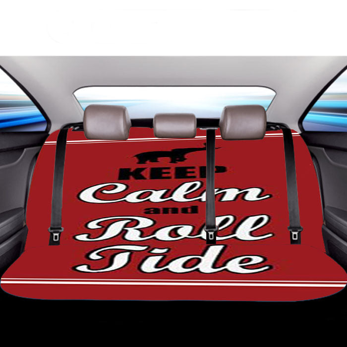 Keep Calm Roll Tide Car Back Rear Seat Covers