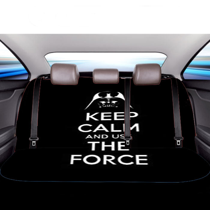Keep Calm Use The Force Car Back Rear Seat Covers