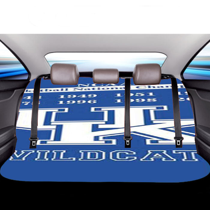 Kentucky Wildcars Championship Banner Car Back Rear Seat Covers