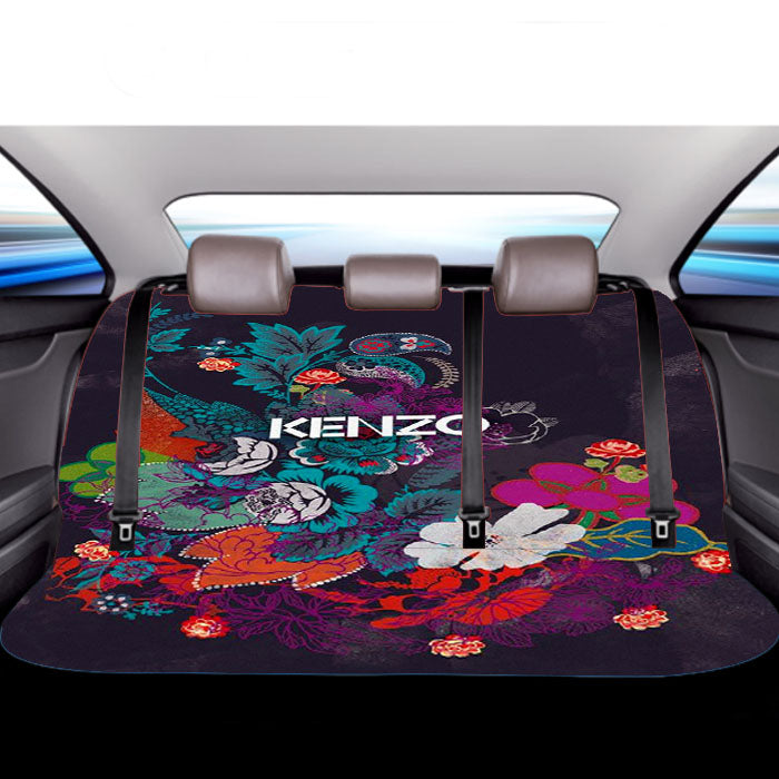Kenzo Flower Bloom Car Back Rear Seat Covers