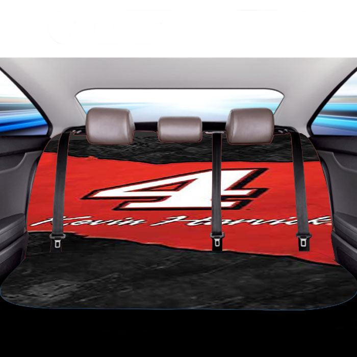 Kevin Harvick Red Strip Car Back Rear Seat Covers