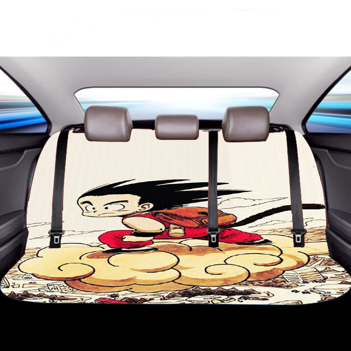 Kid Goku Dragon Ball Car Back Rear Seat Covers