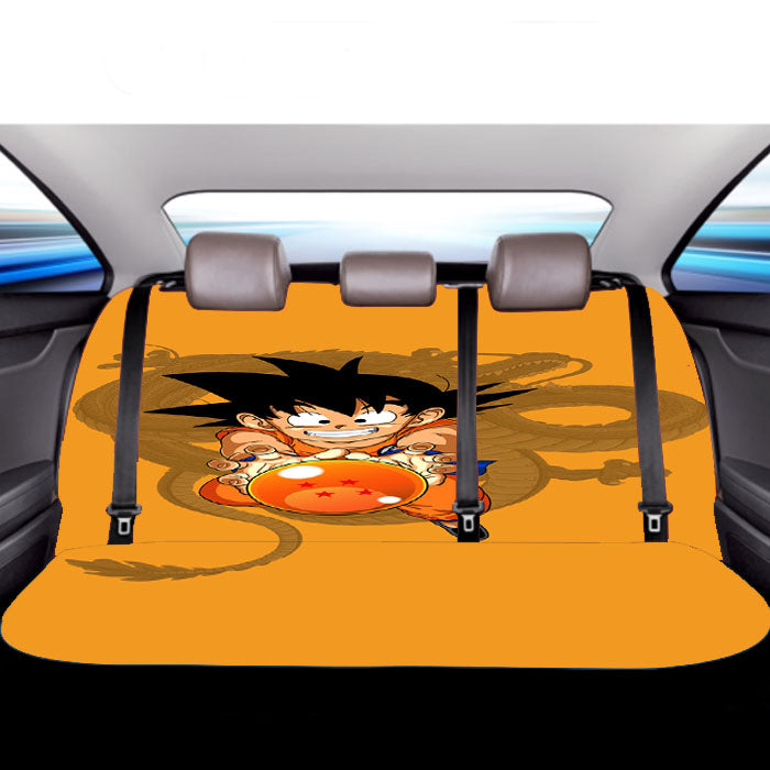 Kid Son Goku Car Back Rear Seat Covers