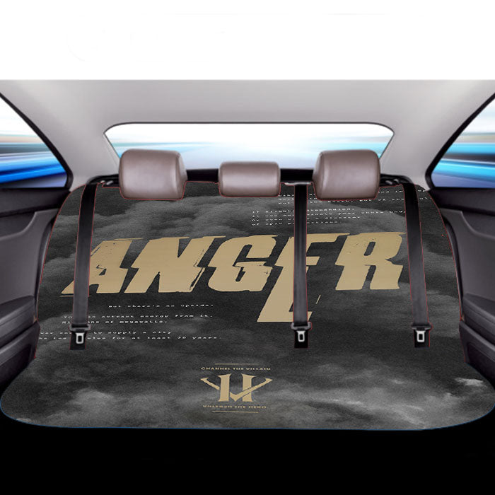 Kobe Bryant Anger Herovillain Car Back Rear Seat Covers