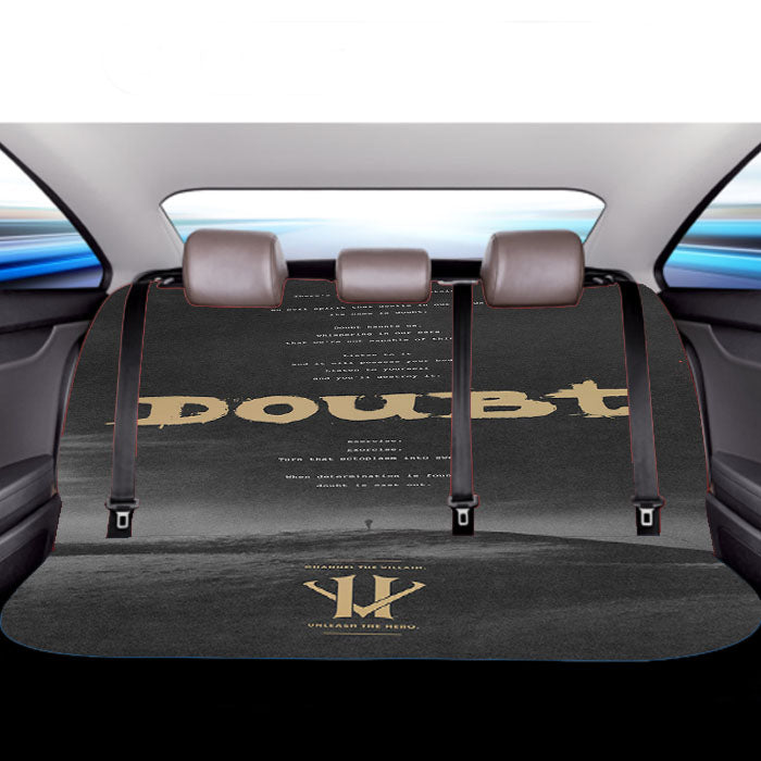 Kobe Bryant Doubt Herovillain Car Back Rear Seat Covers