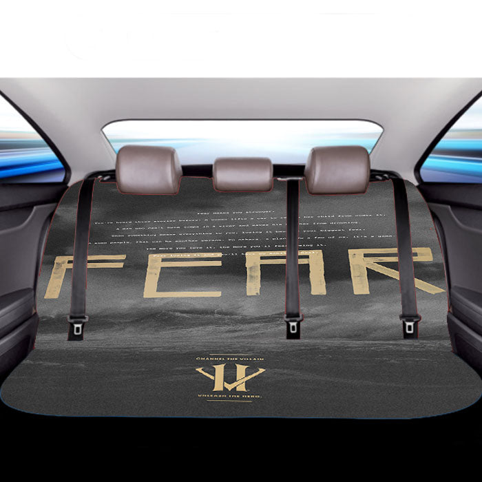 Kobe Bryant Fear Herovillain Car Back Rear Seat Covers