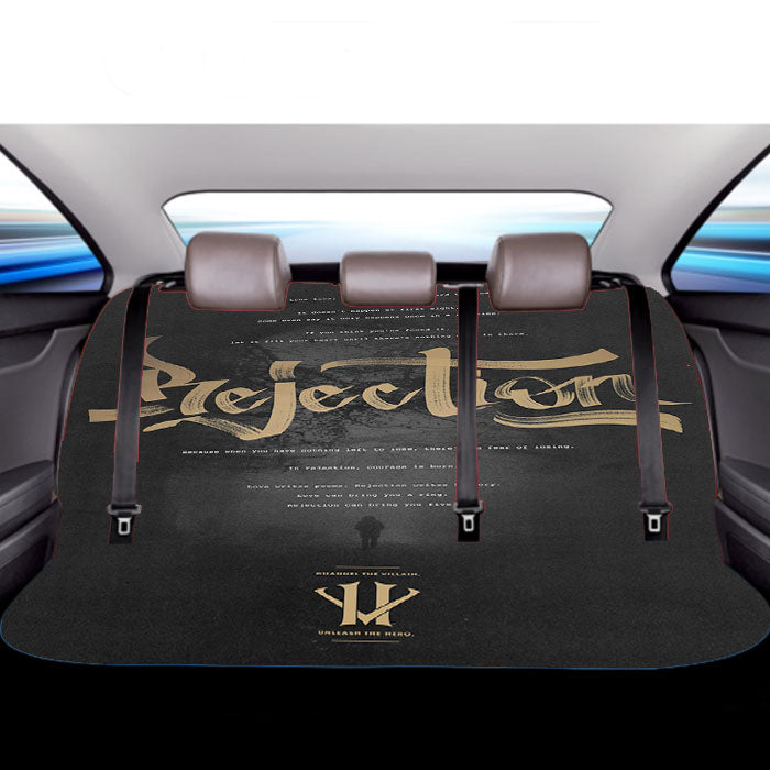 Kobe Bryant Rejection Herovillain Car Back Rear Seat Covers