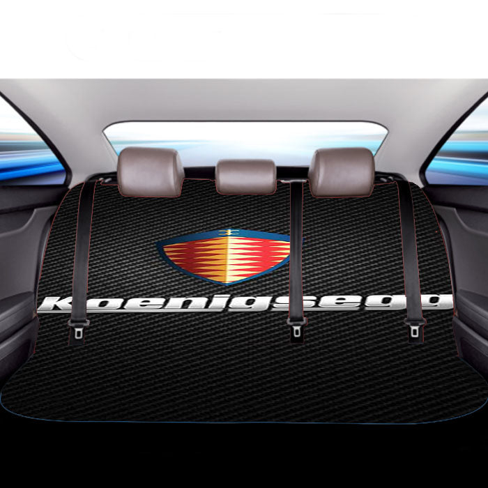 Koenigsegg Logo Car Back Rear Seat Covers