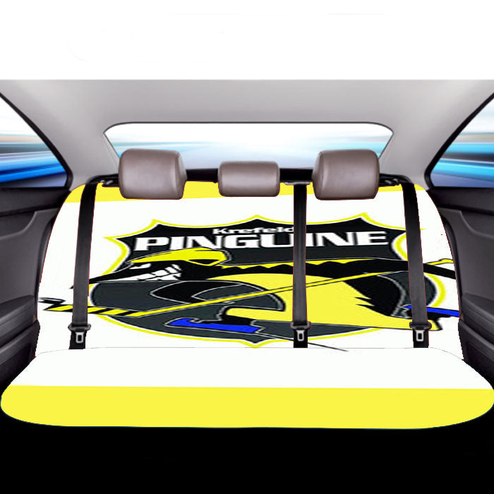 Krefeld Pinguine Hockey Team Car Back Rear Seat Covers