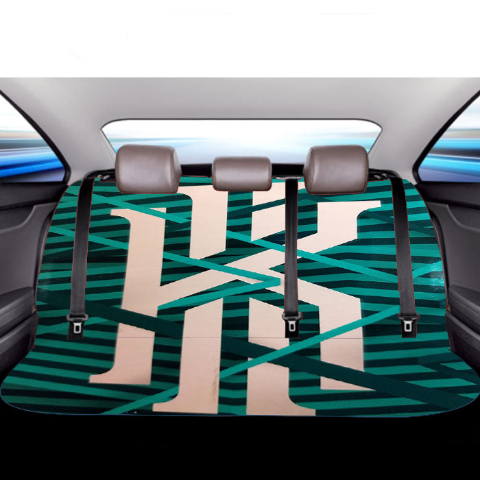 Kyrie Irving Green Stripe Car Back Rear Seat Covers