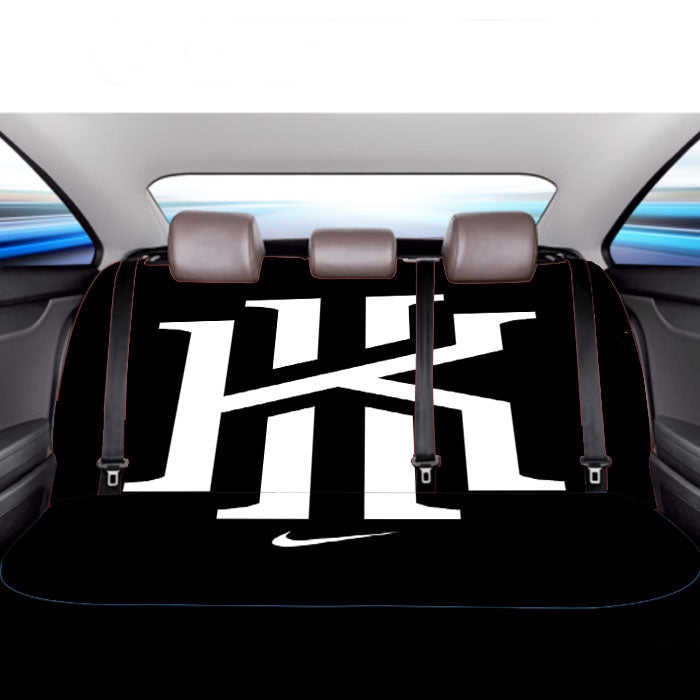 Kyrie Irving Nike Black White Logo Car Back Rear Seat Covers