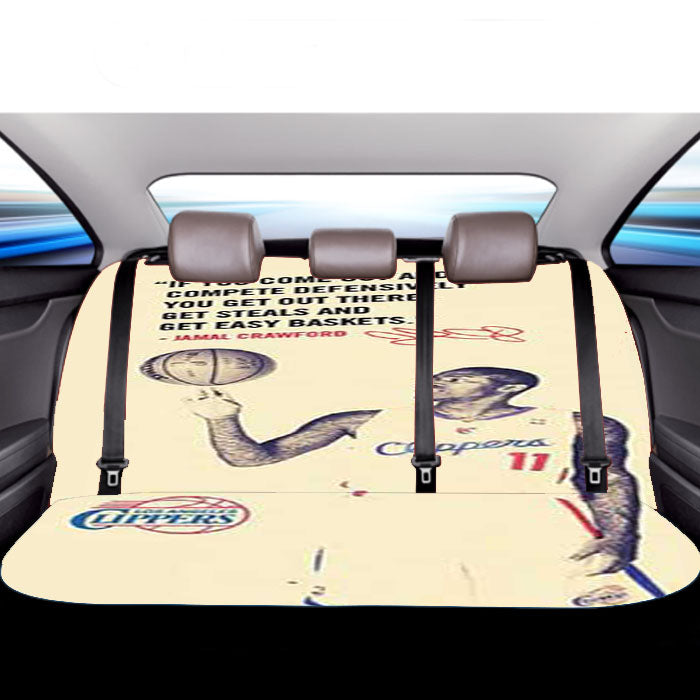 La Clippers Jamal Crawford Quote Car Back Rear Seat Covers
